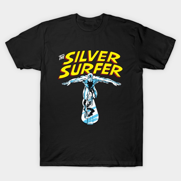 Classic Silver Surfer T-Shirt by TonieTee